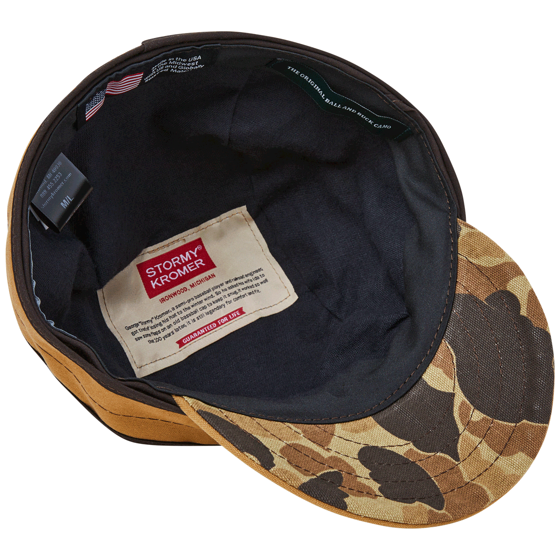 Stormy Kromer x Ball and Buck Original Cap in Signature Canvas