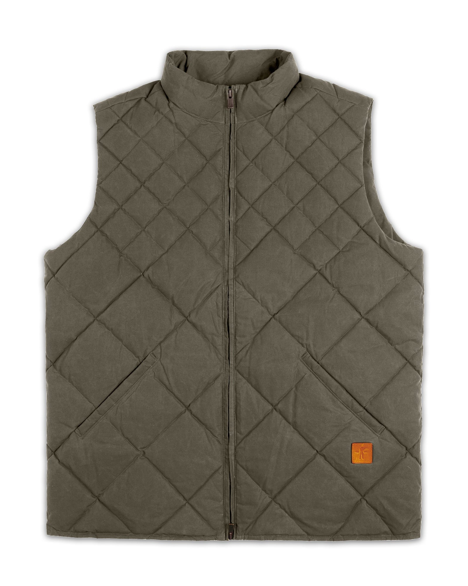 Arthur Quilted Waxed Down Vest