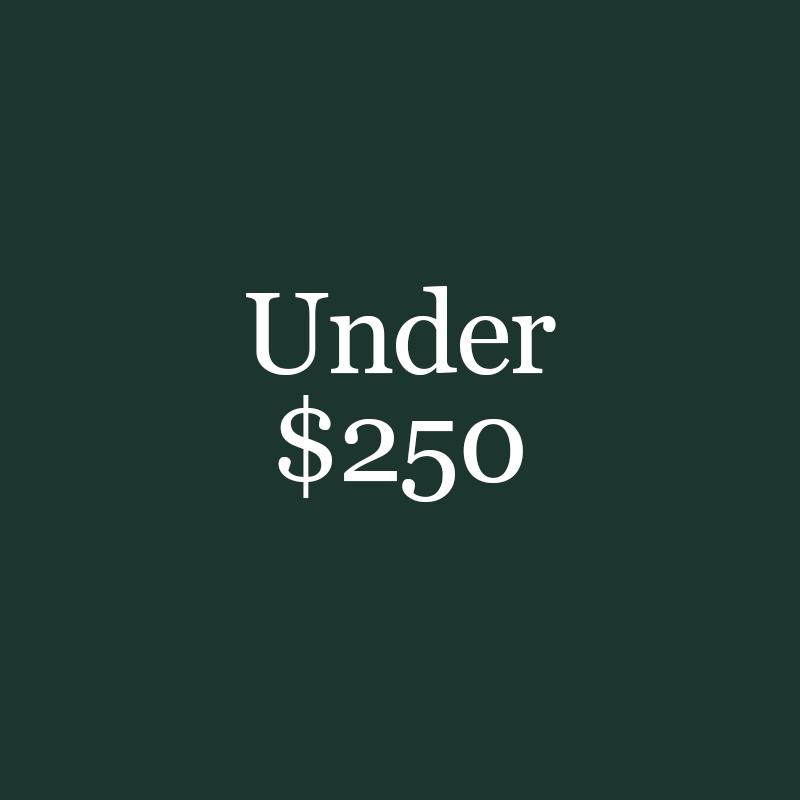Under $250