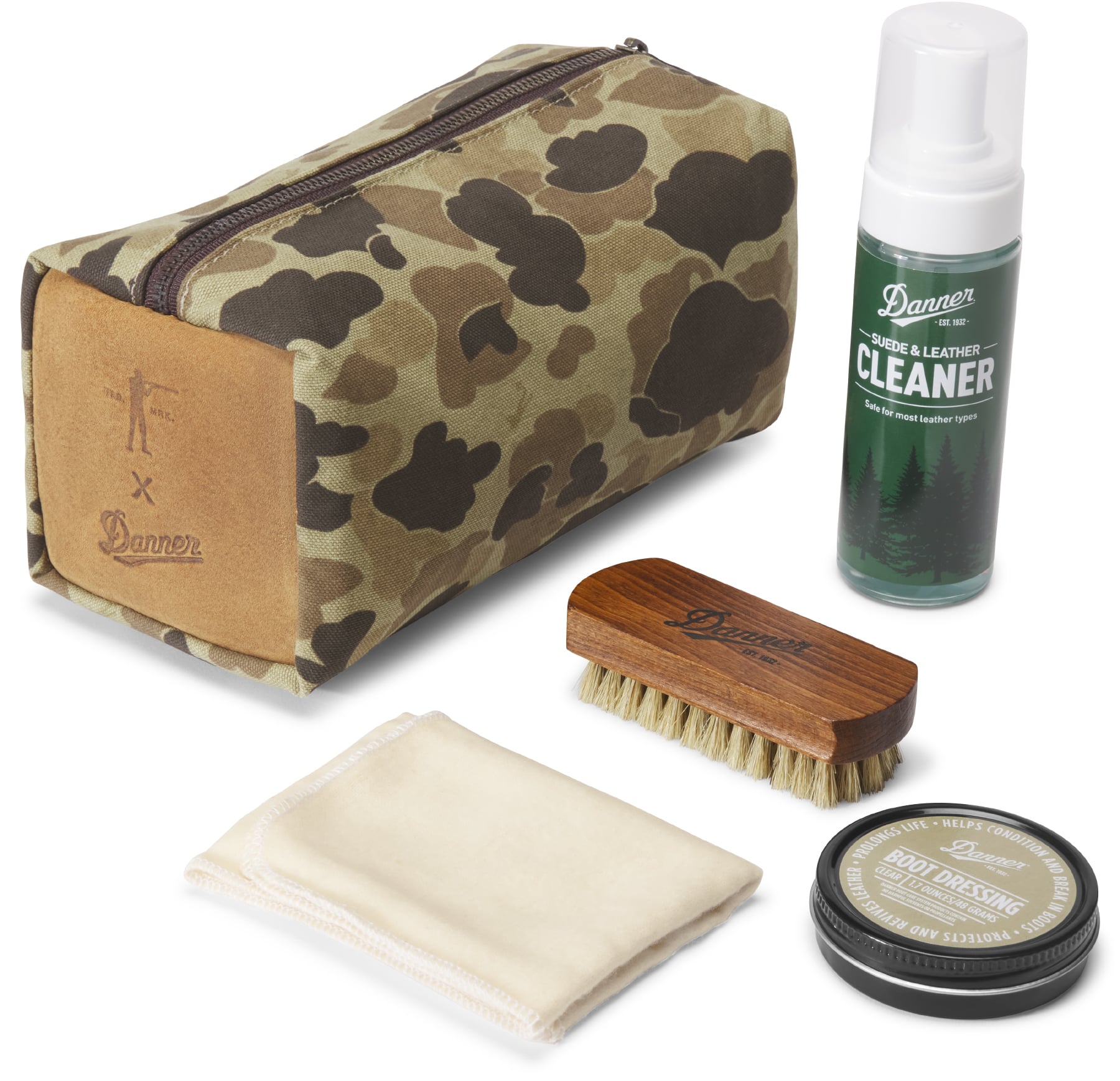 Danner x Ball and Buck Leather Care Dopp Kit - Original Camo