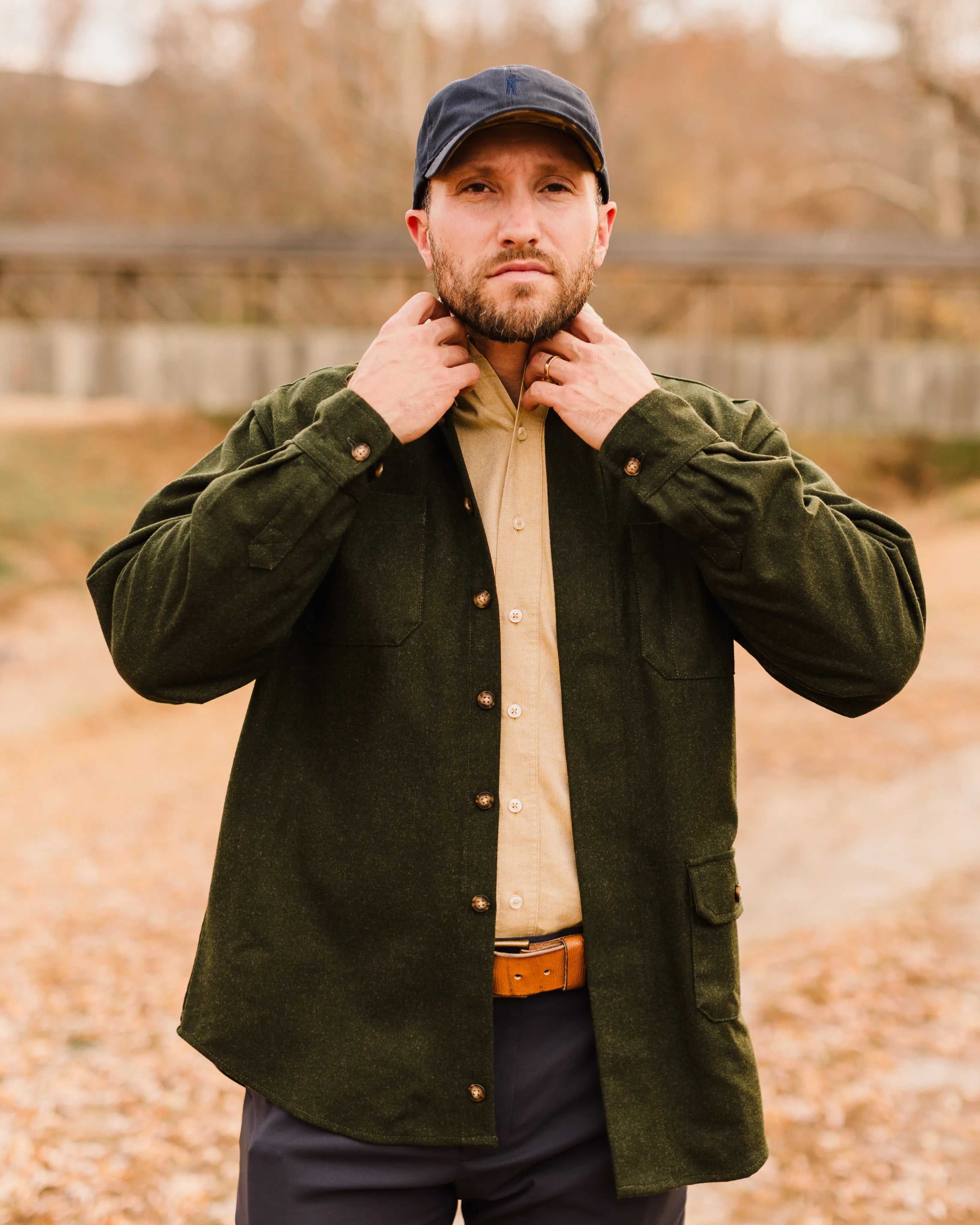 Mariner Overshirt in Merino Wool