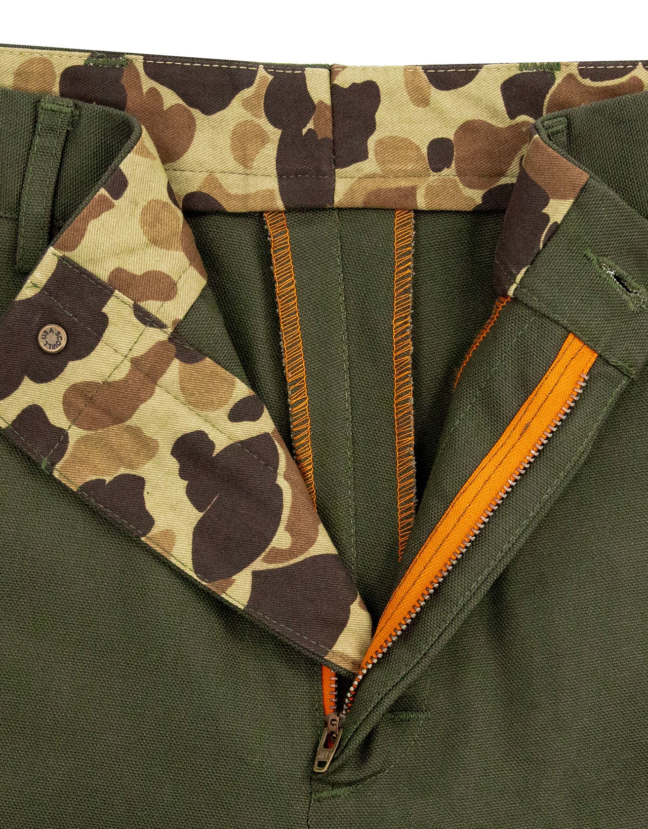 Midweight Field Pant- 17oz Waxed in Pine Duck