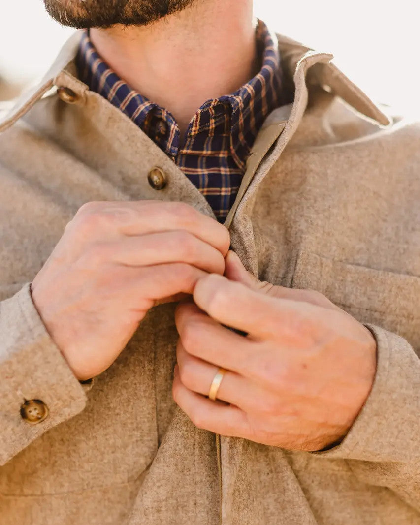Mariner Overshirt in Merino Wool