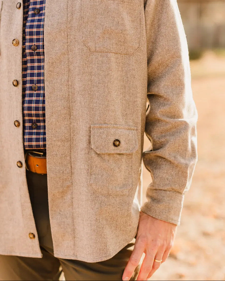 Mariner Overshirt in Merino Wool