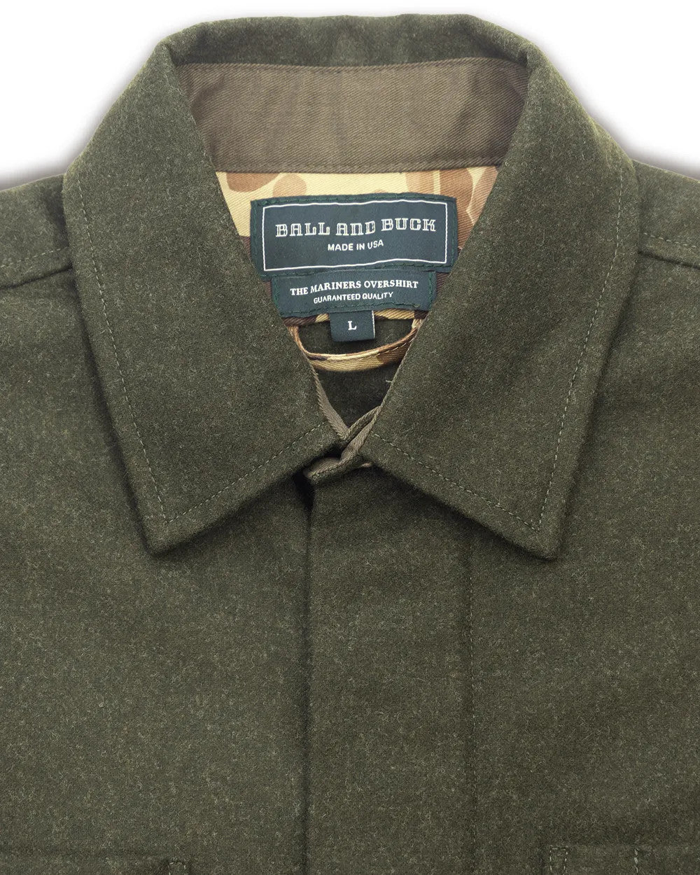 Mariner Overshirt in Merino Wool