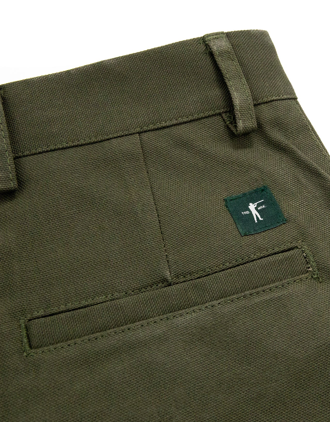 Midweight Field Pant- 17oz Waxed in Pine Duck
