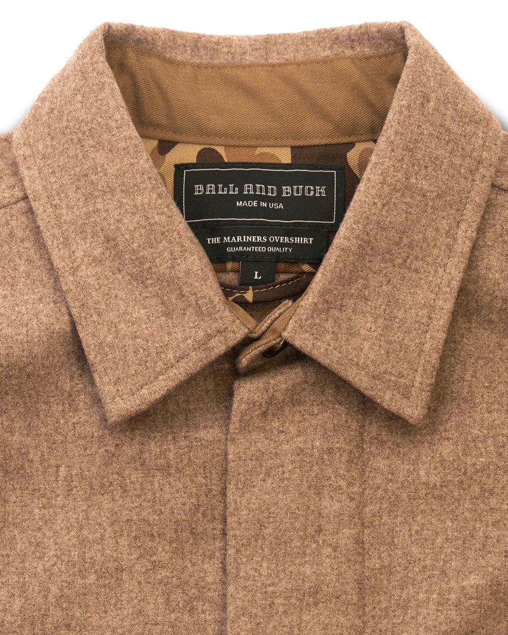 Mariner Overshirt in Merino Wool