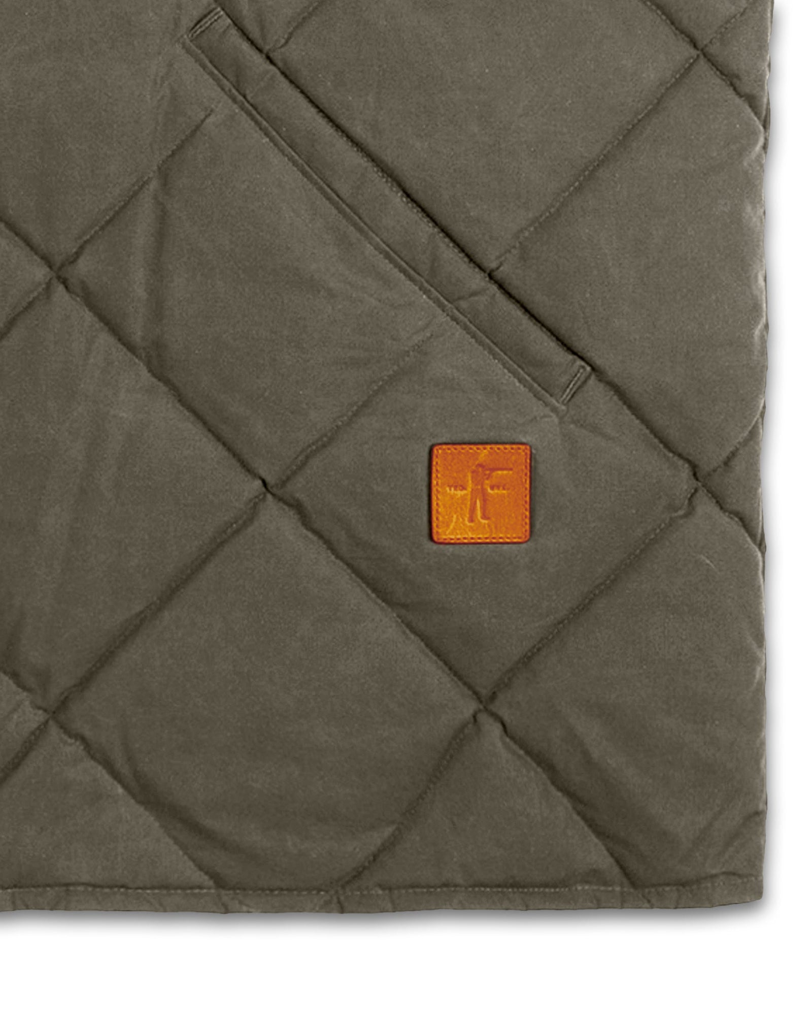 Arthur Quilted Waxed Down Vest
