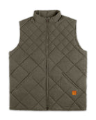 Arthur Quilted Waxed Down Vest
