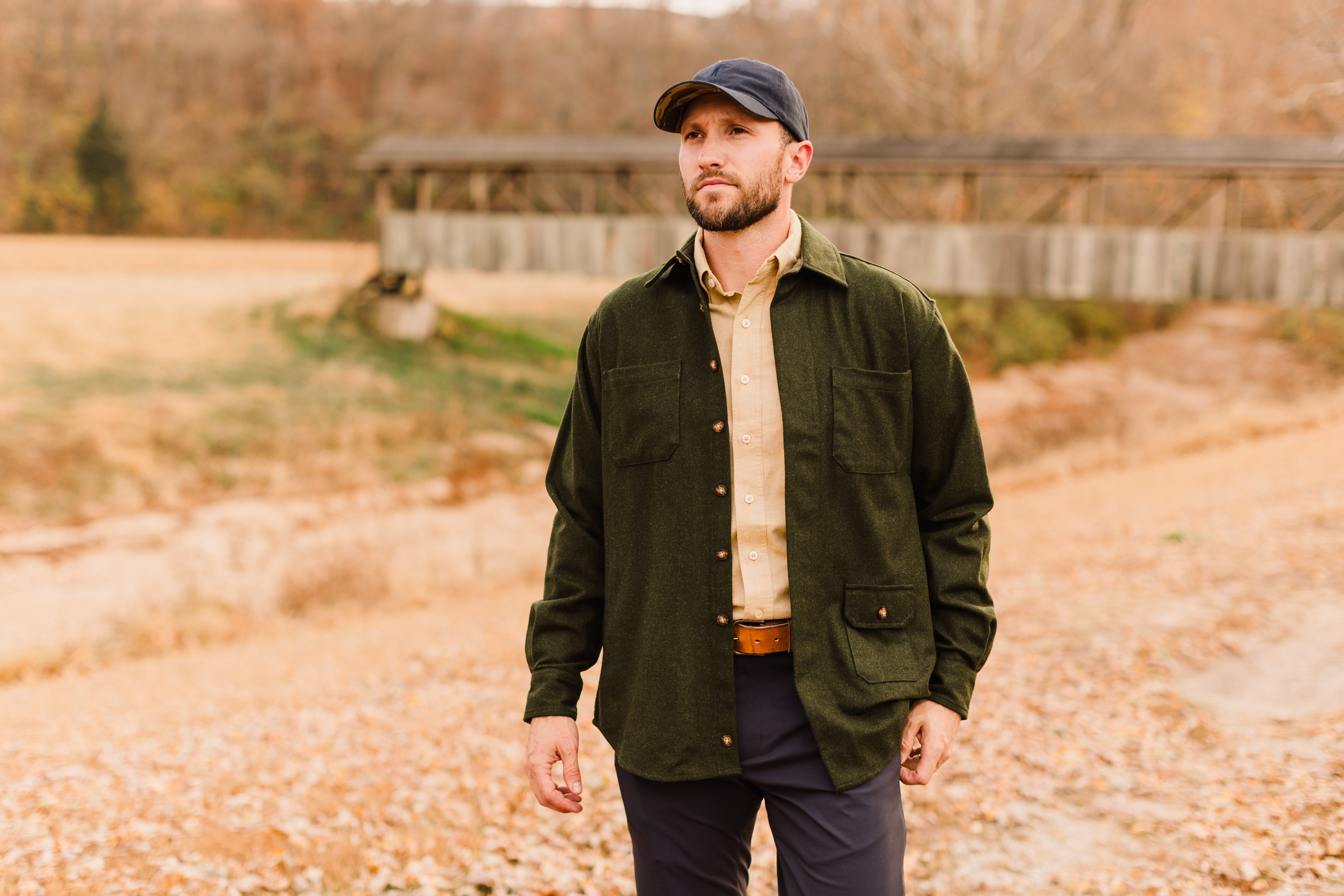Mariners Overshirt in Merino Wool