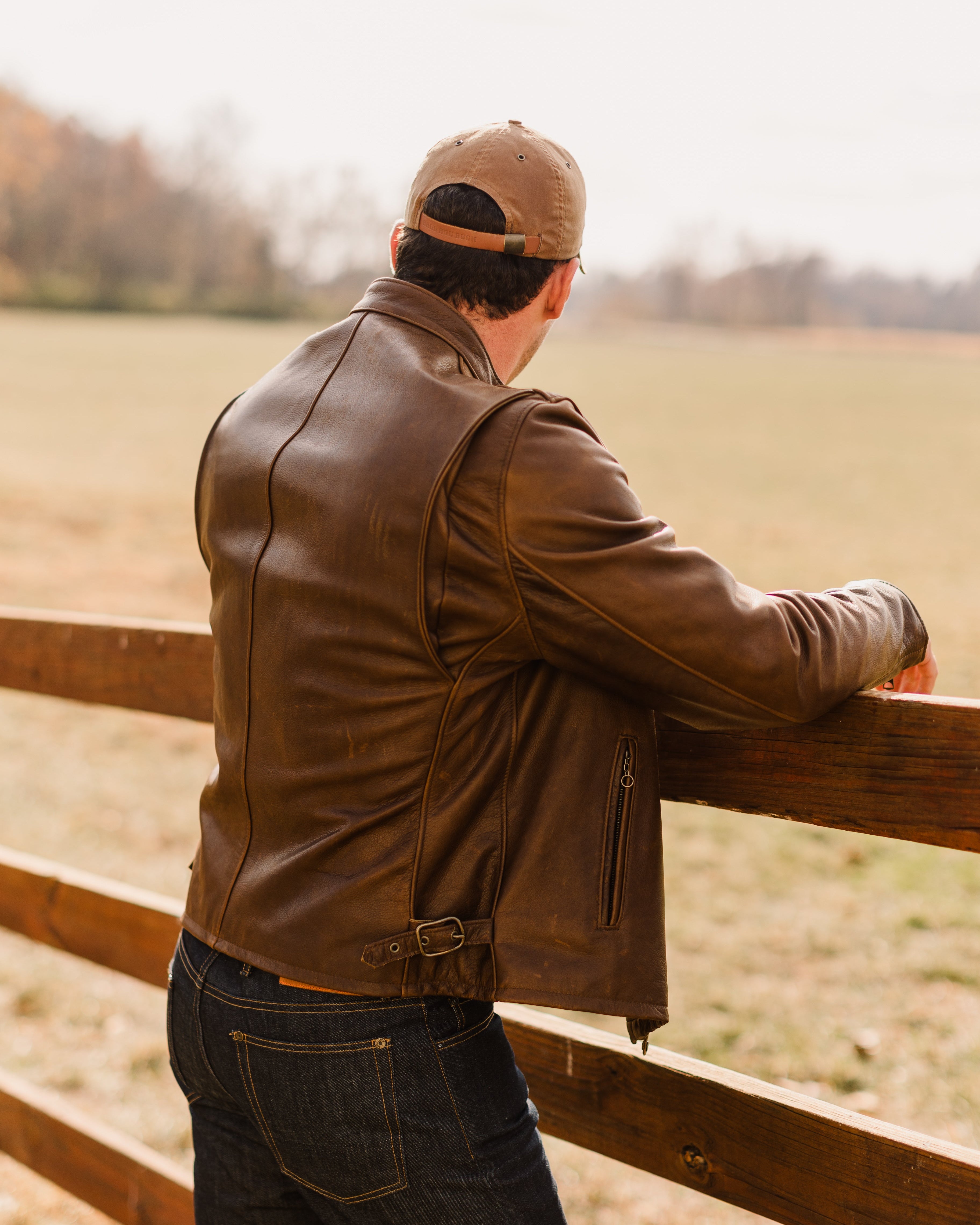 Schott x Ball and Buck Perfecto Leather Jacket