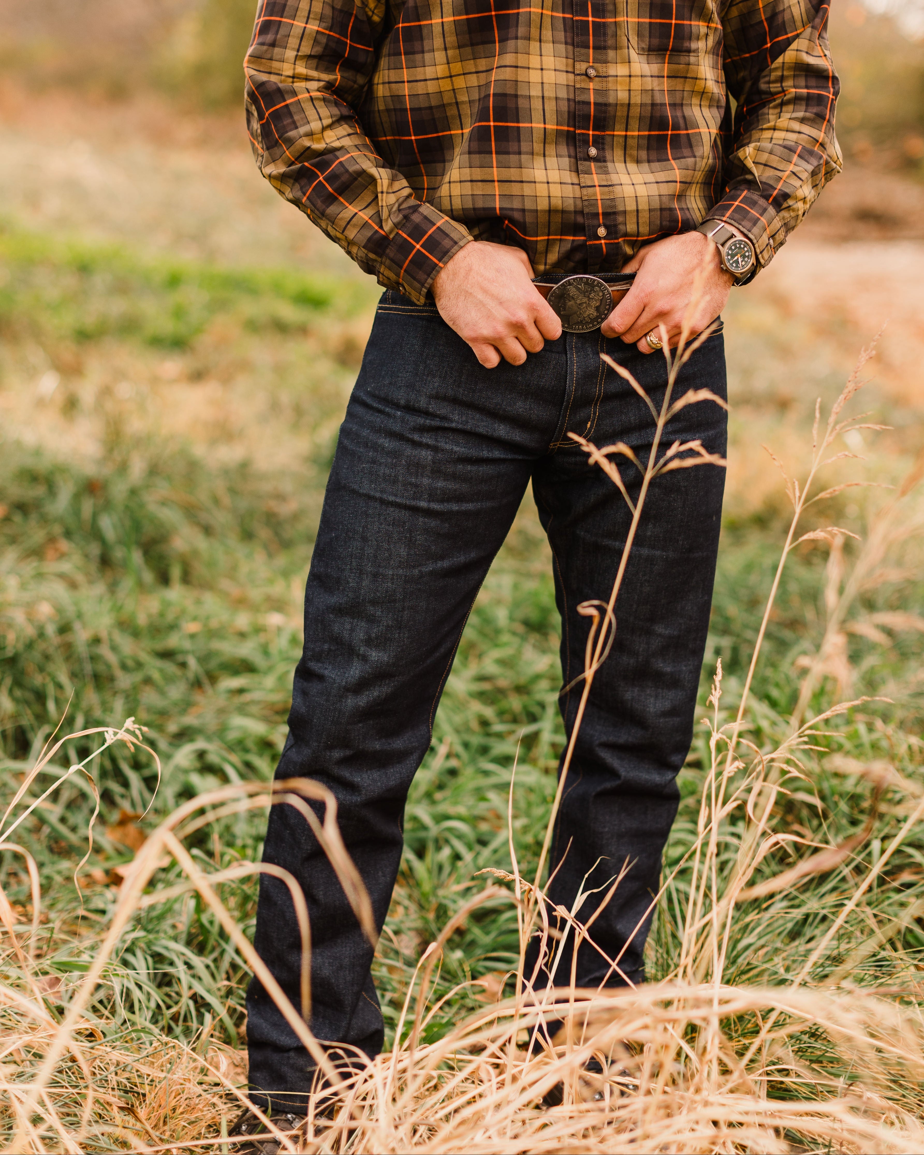 6 Point Denim - Raw Indigo