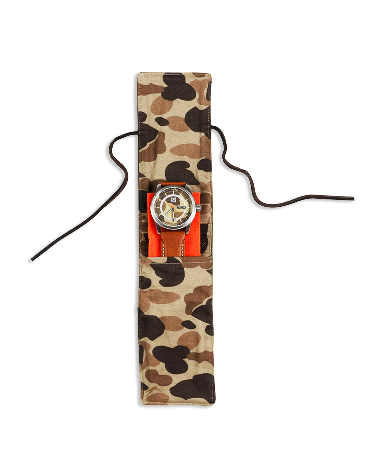 Waxed Watch Travel Sleeve - Olive