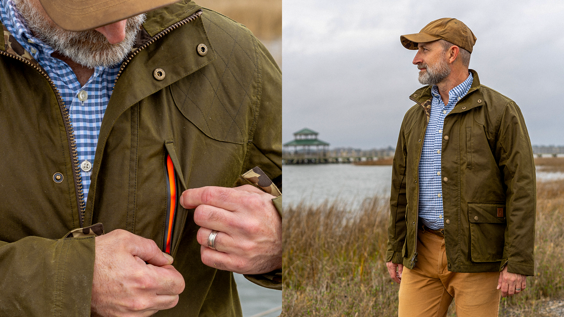 Ball and Buck Waxed Field Jacket