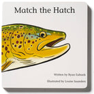 Book cover of 'Match the Hatch' with a fish illustration on a white background