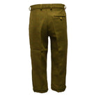 Derby Tweed Oakridge Breeks in Dark Sage, calf strap detail