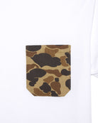 Original Camo Pocket Tee in White - Ball and Buck
